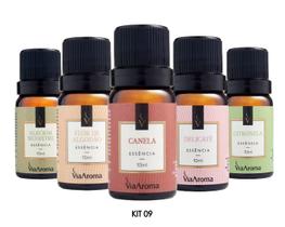 Essencias Para Difusor Aromatizador Kit Com 5