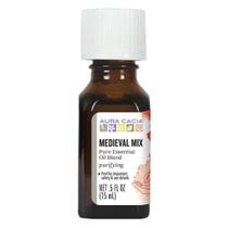 Essential Solutions Oil Medeival Mix 0,5 Oz por Aura Cacia (pacote com 4)