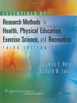 Essentials of research methods in health, physical education, exercise scie