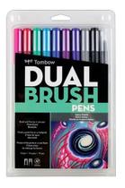 Est Caneta Dual Brush Galaxy C/10 Cores Tombow