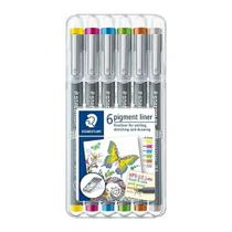 Est Fineliner Pigment Liner 0.5Mm C/6 Staedtler Est Fineliner Pigment Liner 0.5Mm C/6 Staedtler