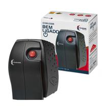 Estabilizador 500VA Coletek, Monovolt 115V, 4 Tomadas, Preto - ES-500VA-M