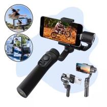 Estabilizador com Tripé Gimbal H4 3 Eixos Para Smartphone Ios E Android - Envio Rápido
