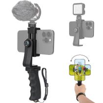 Estabilizador de alça manual Vlogging para celular para iPhone Samsung Estabilizador de alça manual Vlogging para celular para iPhone Samsung