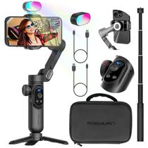 Estabilizador de Cardan AOCHUAN SMART X Pro com Luz RGB para Smartphone
