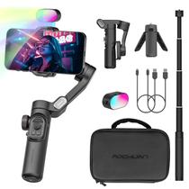 Estabilizador de cardan de telefone AOCHUAN Smart XE Combo1 para iPhone 15 Pro Max Android