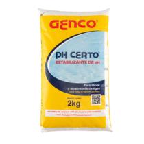Estabilizador de PH de água de piscina: Ph Certo Alcalinizante Genco 2kg