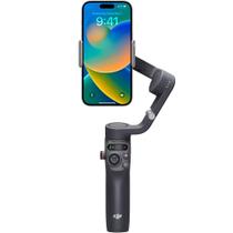 Estabilizador Dobrável para Smartphones Dji Osmo Mobile 6 Estabilização Triaxial ActiveTrack 6.0 Cinza Escuro