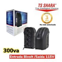 Estabilizador energia protetor de rede computador tv eletrônicos bivolt 300va - TS SHARA