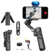 Estabilizador Gimbal De 3 Eixos Smart XE Ai Para iPhone Android Com Rastreamento Facial