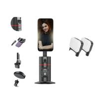 Estabilizador Gimbal De Rotação 360 graus Com Controle Remoto Bluetooth Sem Fio, Bastão De Selfie Tripé