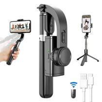 Estabilizador Gimbal L08 Anti-vibração Estável Selfie Preto - Star Capas E Acessórios