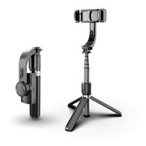 Estabilizador Gimbal Para Celular Com Controle R-15/l-08 Tripé Integrado, Rotação 360