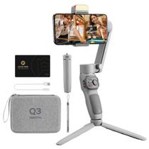 Estabilizador Gimbal Para Celular Zhiyun Combo Smooth Q3 Com Luz Led Embutida