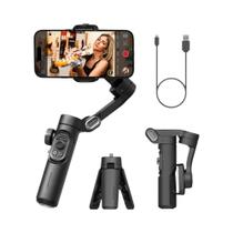 Estabilizador Gimbal Portátil AOCHUAN - 3 Eixos, AI e Rastreamento Facial para Smartphones