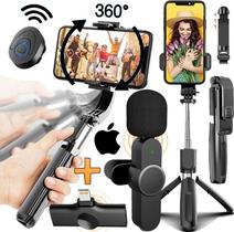 Estabilizador Mão Monopé Retrátil Smartphone Câmera Suporte Celular Steadicam Profissional + Microfone Sem Fio Filmagem Estabilizador Mão Monopé Retrátil Smartphone Câmera Suporte Celular Steadicam Profissional + Microfone Sem Fio Filmagem