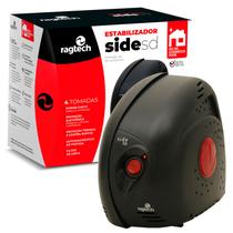 Estabilizador Ragtech Side SD 300VA, SSD 300, (Ideal Para Eletrônicos e Eletrodomésticos em Geral) 4 Tomadas, Entrada Bivolt Automático, Saida 115V - 20SSD5410