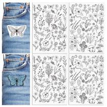 Estabilizadores de bordado Patemby Stick Stitch Paper Floral Estabilizadores de bordado Patemby Stick Stitch Paper Floral
