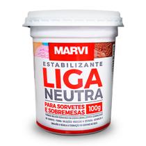 Estabilizante Liga Neutra para Sorvetes e Sobremesas 100Gr - Marvi