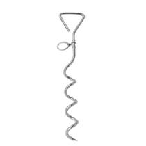 Estaca de amarração para cachorro WePet 41 cm, média, resistente à ferrugem