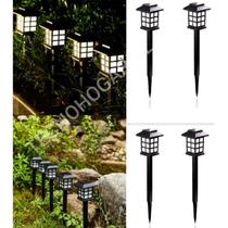 Estaca de luz solar para jardim, pacote de 4