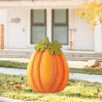Estaca Fall Pumpkin Yard Stake Glitzhome 96 cm Metal Decor Estaca Fall Pumpkin Yard Stake Glitzhome 96 cm Metal Decor