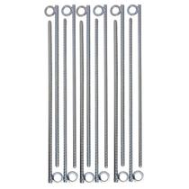 Estaca Para Barraca 12 Unidades Tamanho: 30 cm (6 MM) Estaca Para Barraca 12 Unidades Tamanho: 30 cm (6 MM)