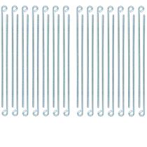 Estaca Para Barraca 30 Cm Aço Galvanizado 4,2 Mm Kit 24 Unid Estaca Para Barraca 30 Cm Aço Galvanizado 4,2 Mm Kit 24 Unid
