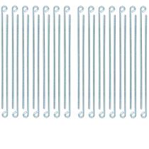 Estaca Para Barraca 30 Cm Aço Galvanizado 4,2 Mm Kit 24 Unid Estaca Para Barraca 30 Cm Aço Galvanizado 4,2 Mm Kit 24 Unid
