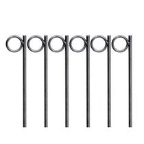 Estaca Para Barraca e Jardinagem 40 CM 6 Unid. (8MM)