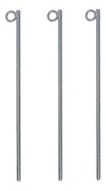 Estaca Para Barraca E Jardinagem 60 Cm Tutor - 03 Unidades Estaca Para Barraca E Jardinagem 60 Cm Tutor - 03 Unidades