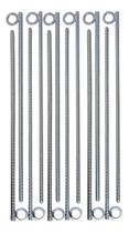 Estaca para jardinagem 60 cm 12 unidades aço ca-50 (6mm)