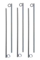 Estaca Para Sustentação De Plantas Jardinagem 50 Cm 06 Unid.