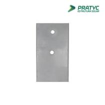 Estaca Trilho H 2,2m para Estrutura de Solo 8 Placas Aço Galvanizado Pratyc