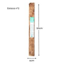 Estaca Xaxim De Fibra Coco Orquídeas Trepadeiras N2 50 Cm