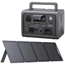 Estação Armazenamento de Energia Portátil 600W 268Wh EB3A com Painel Solar 120W BLUETTI
