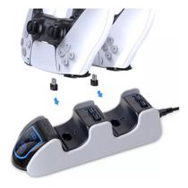 Estação Carregamento Base Dock Para 2 Controles Sem Fio Ps5