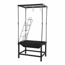 Estação Churrasco Fogo Chão Lareira Aço e Varal 63x44x43cm