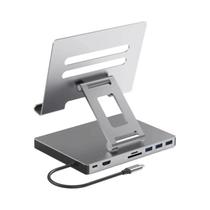 Estação De Acoplamento 4K Dual HDMI USB Tipo C 9-em-1 Adaptador Hub USB Para Acessórios De Laptop E Estação De Acoplamento 4K Dual HDMI USB Tipo C 9-em-1 Adaptador Hub USB Para Acessórios De Laptop E