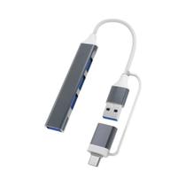 Estação De Acoplamento De Hub USB C De Alta Velocidade De 5 Gbps Para MacBook De Laptop Com