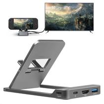 Estação de Acoplamento GuileKeys Switch 2 4K HDMI 60W PD Estação de Acoplamento GuileKeys Switch 2 4K HDMI 60W PD