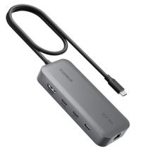 Estação de acoplamento Inateck HDMI 4K 60Hz USB-C 10 em 1 Hub 100W PD