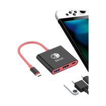 Estação De Acoplamento Portátil Para Nintendo Switch Tipo-C HDMI USB 3.0 Hub De Jogos Para