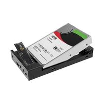Estação De Acoplamento SSD HDD De Vila Dupla 2,5 3,5 Polegadas SATA NVMe Gabinete 10 Gbps 22 TB De