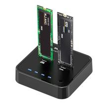Estação de acoplamento SSD ISHEEP K3016P2 NVMe AHCI Cloner Duplicator