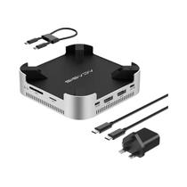 Estação De Acoplamento USB-C 40Gbps Com Suporte Para SSD M.2 NVMe Duplo De Até 16TB, Portas USB-A, Estação De Acoplamento USB-C 40Gbps Com Suporte Para SSD M.2 NVMe Duplo De Até 16TB, Portas USB-A,