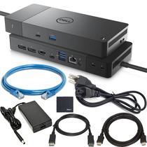 Estação de ancoragem Dell Thunderbolt 4 WD22TB4 com cabos e tecido Estação de ancoragem Dell Thunderbolt 4 WD22TB4 com cabos e tecido