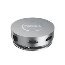 Estação de ancoragem FORIDA USB C para USB Hub com HDMI 4K duplo