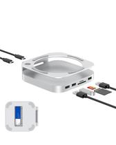 Estação de ancoragem GEWOKLIY Mac Mini M4 Hub com gabinete SSD M.2