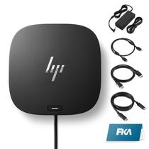 Estação de ancoragem HP USB-C G5 com adaptador AC de 120 W para laptop